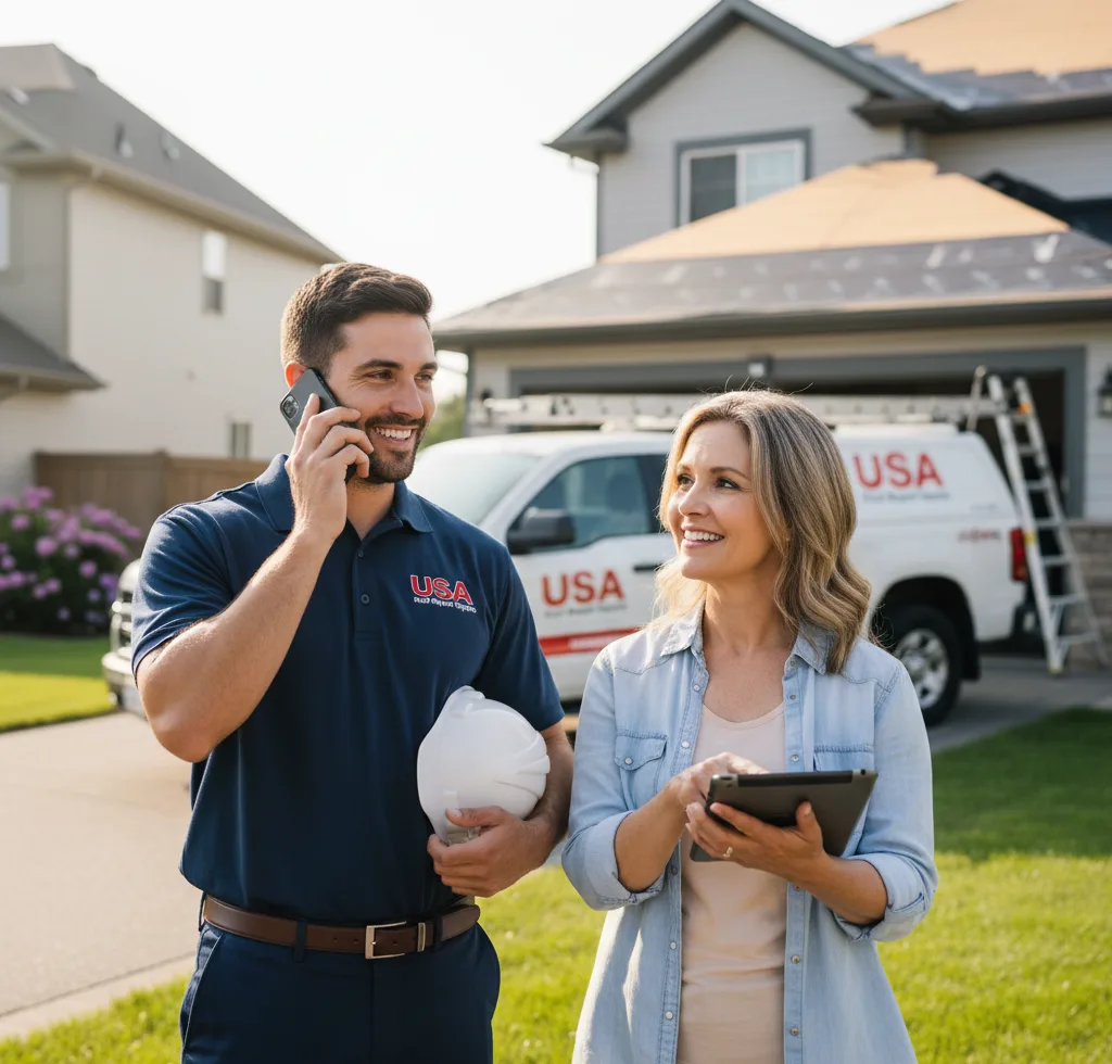 USA Roof Repair Experts customer support in Shipman